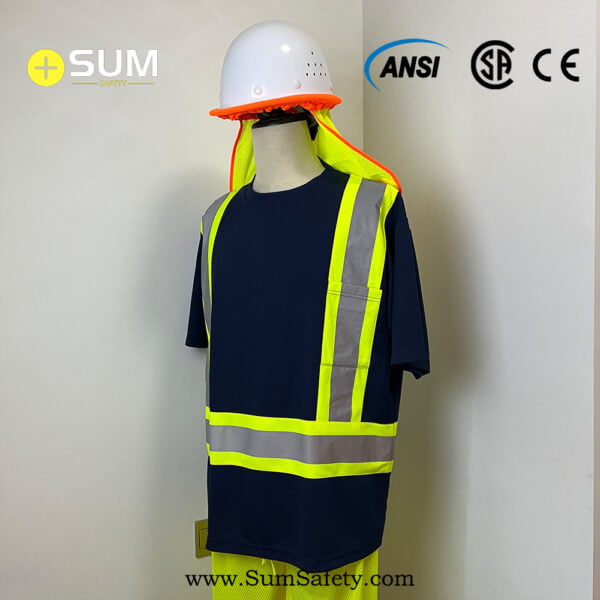 ANSI/CSA Class 1 Short Sleeve Shirt with chest pocket