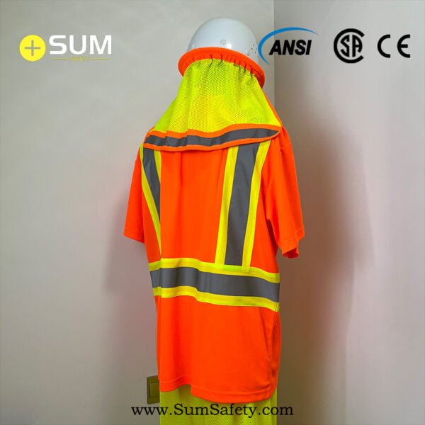 Two-Tone Short Sleeve Hi Vis Safety Shirt