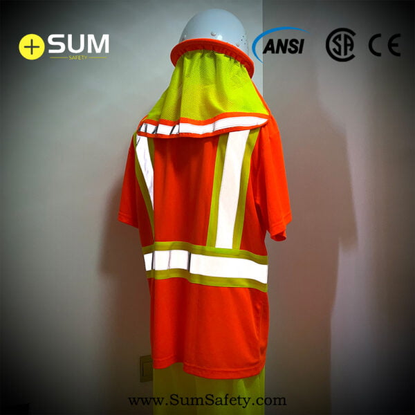 Two-Tone Short Sleeve Hi Vis Safety Shirt