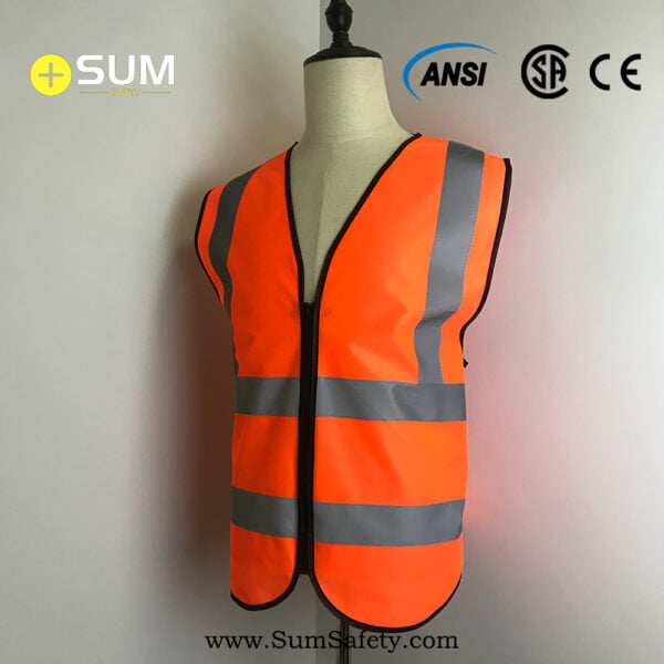 Economy Zipped Safety Vest