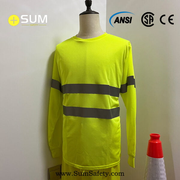 Economy Long Sleeve Hi-Vis Shirt