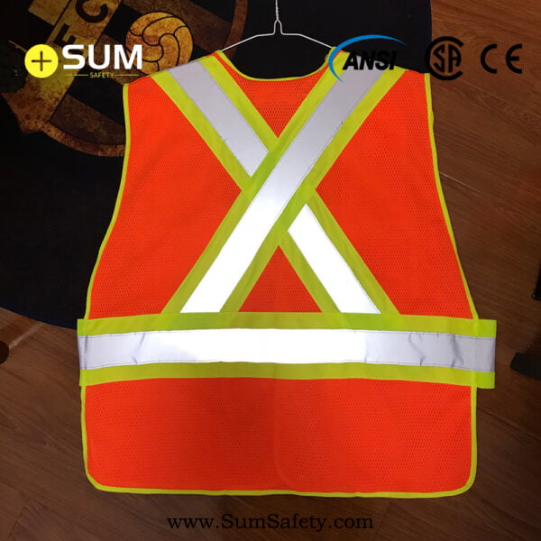 Two-Tone Adjustable Traffic Vest
