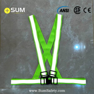 Enhanced Hi-Vis Elastic Suspenders