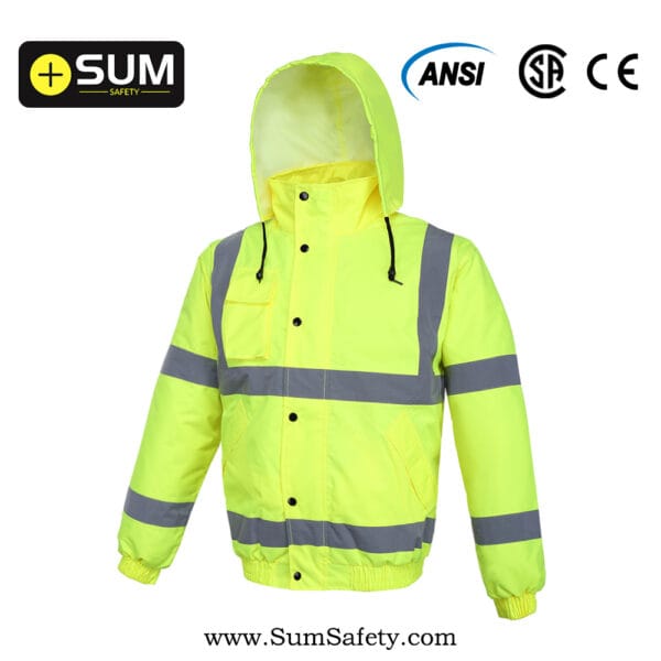 Hi-Vis Safety Bomber Jacket SSJ11