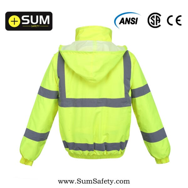 Hi-Vis Safety Bomber Jacket SSJ11