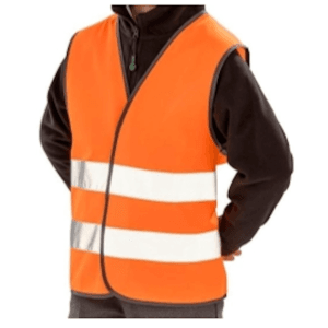 SSV1602 Hi-Vis Kids Safety Vest with Velcro Front Closure