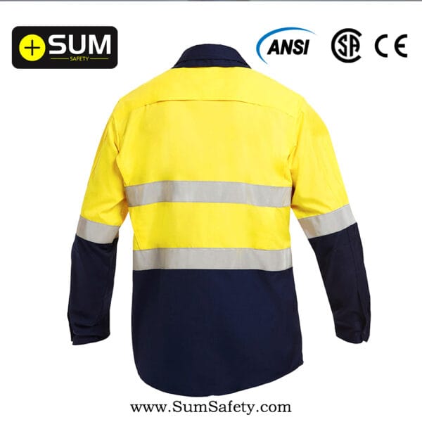 Long Sleeve Hi-Vis Work Shirt SSW01