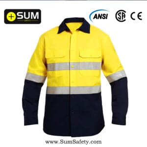 Long Sleeve Hi-Vis Work Shirt SSW01