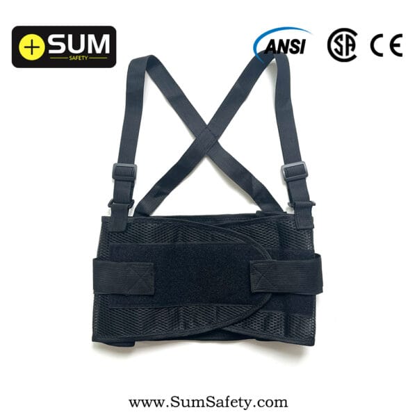 back support belt for workers, waist support belt, lumbar support brace, labor protection belt, industrial safety gear, back pain relief, work belt for lifting, support belt manufacturer China
