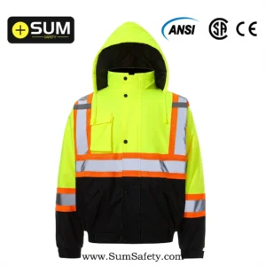 Hi-Vis 2-Tone Waterproof Winter Jacket