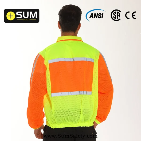 Hi-Vis Mesh Traffic Jacket SSW03