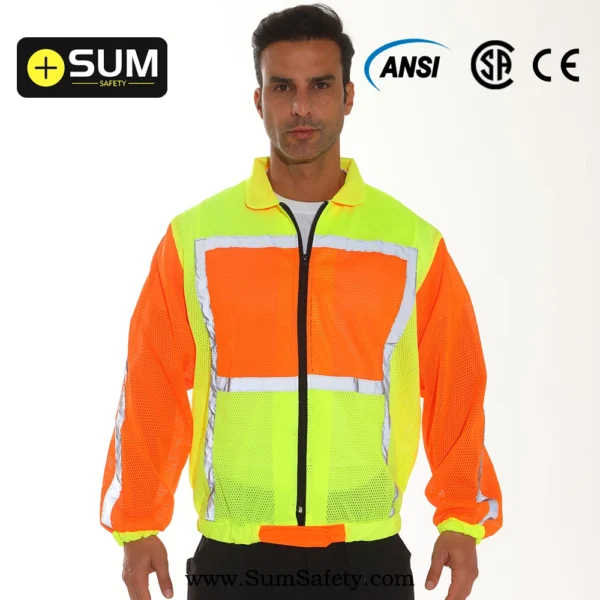 Hi-Vis Mesh Traffic Jacket SSW03
