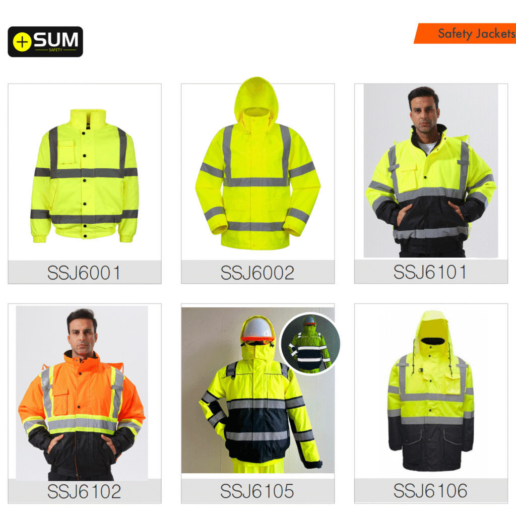 SUM SAFETY WATERPROOF JACKETS